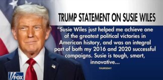 Trump Statement on Susie Wiles