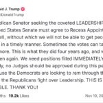 Any Republican Senator seeking the coveted LEADERSHIP position in the United States Senate must agree to Recess Appointments