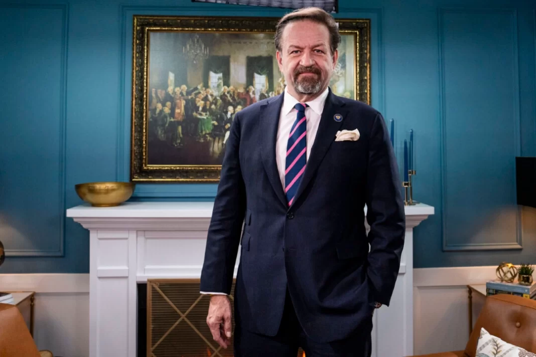 Sebastian Gorka after an interview with The Epoch Times in Washington on Dec. 17, 2024.