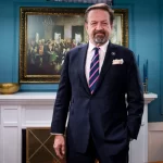 Sebastian Gorka after an interview with The Epoch Times in Washington on Dec. 17, 2024.