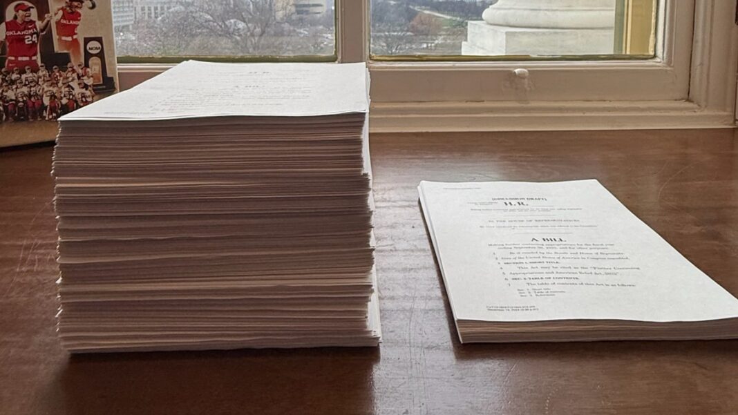 The bill on the left is what would've passed without Elon Musk and our voices on 𝕏. The bill on the right is what did pass.