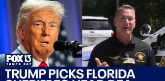 Trump picks Hillsborough Sheriff Chad Chronister to head DEA