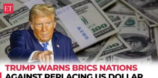 Donald Trump warns BRICS nations against replacing US dollar; threatens 100% tariff