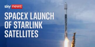 SpaceX launch of 51 Starlink satellites to low-Earth orbit