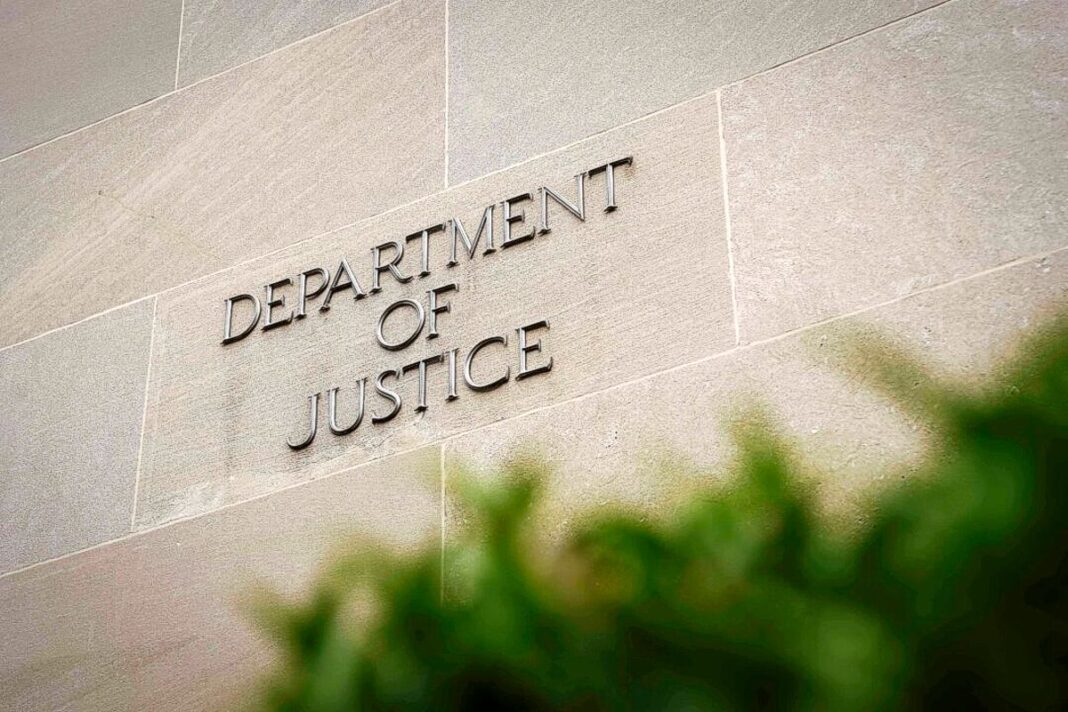 The U.S. Department of Justice building in Washington on June 28, 2023.