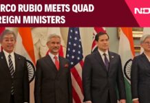 Jaishankar Marco Rubio Meet | US Secretary Of State Marco Rubio Meets QUAD Foreign Ministers