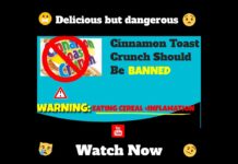 Cinnamon Toast Crunch Cereal Food Label | Nutrition Facts Label