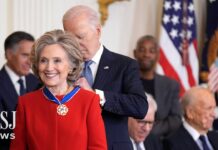 Hillary Clinton and 18 Others Receive Presidential Medal of Freedom | WSJ News