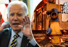 Biden tries to explain why Los Angeles fire hydrants ran out of water