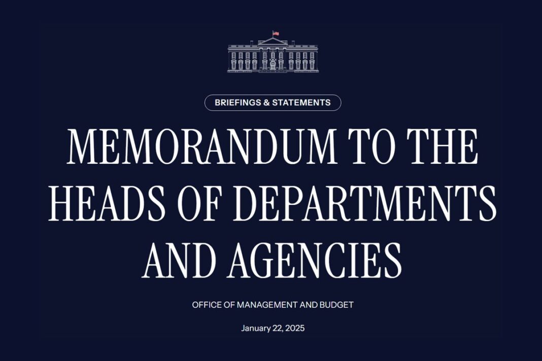 Memorandum To The Heads Of Departments And Agencies - OMB