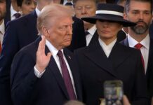 President-elect Donald Trump is sworn-in a President of the United States on January 20, 2025