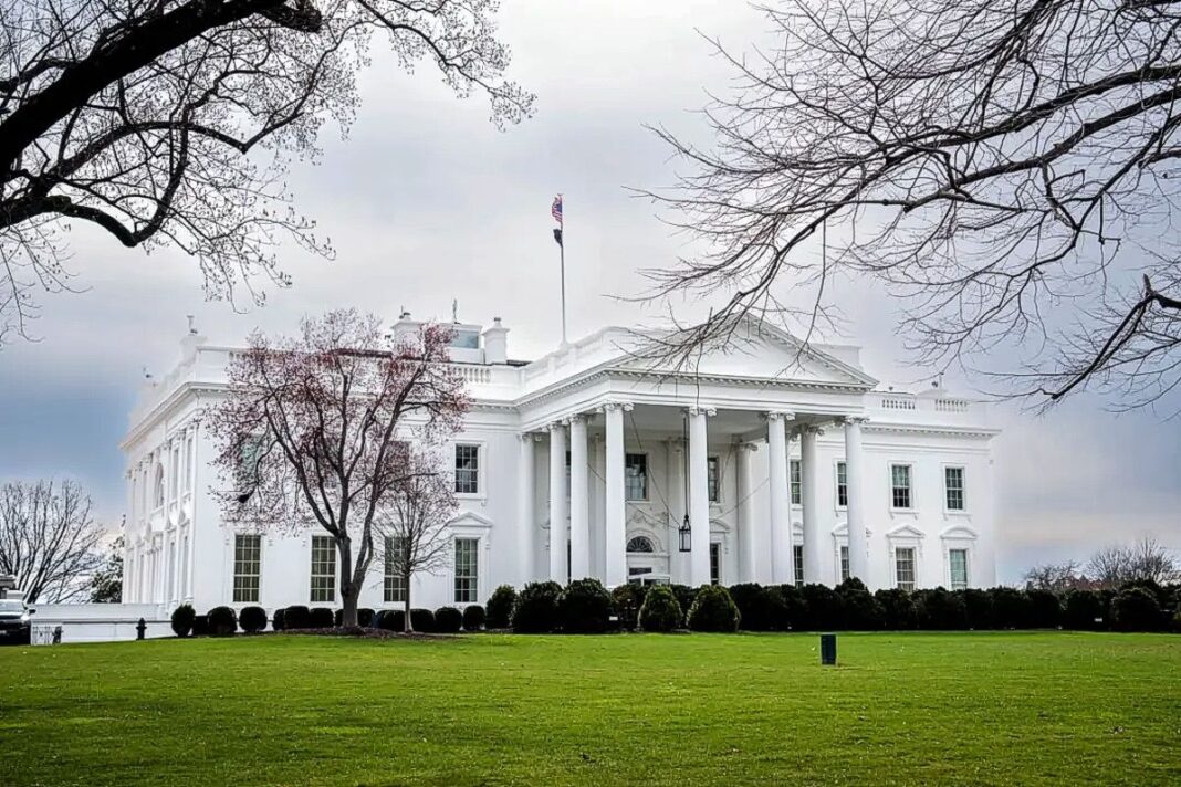 The White House in Washington on Feb. 15, 2024.