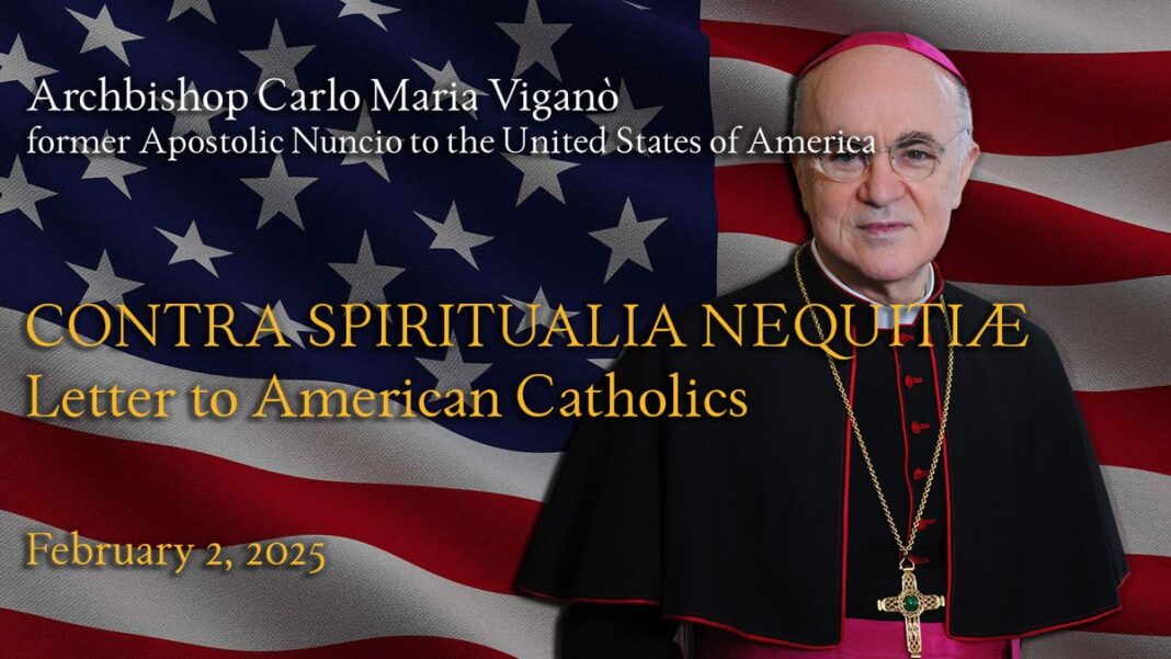 Archbishop Carlo Maria Vigano's Letter to American Catholics