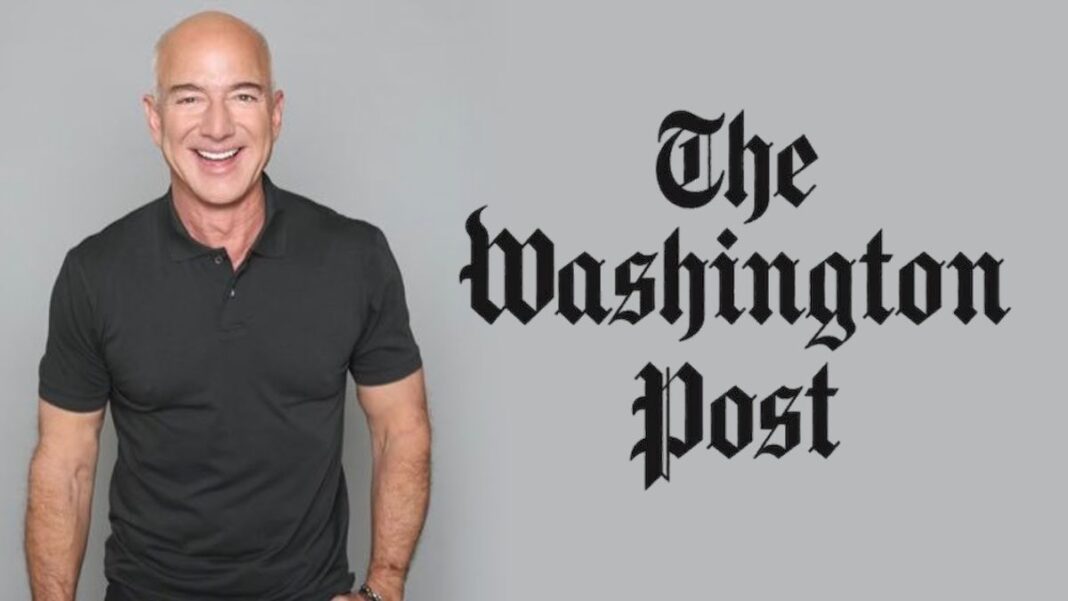 Owner of thee Washington Post Jeff Bezos