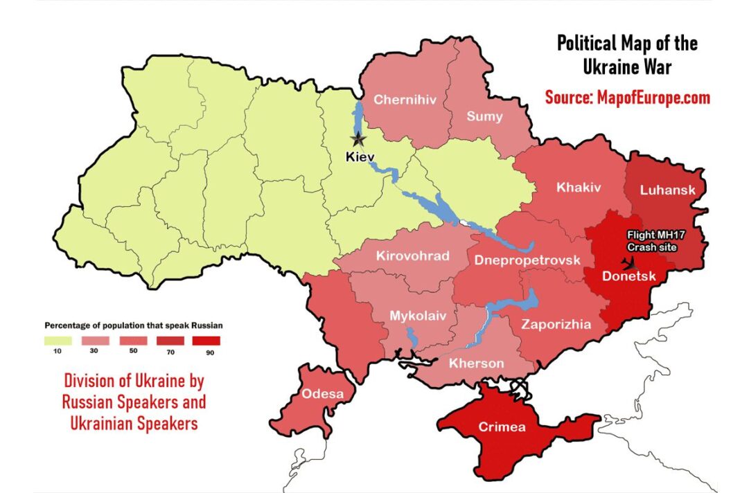 Political Map of the Ukraine War