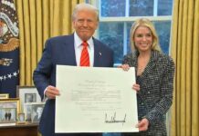 Pam Bondi Swearing-in Ceremony as Attorney General