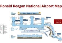 Ronald Reagan National Airport Map - DEI Satire