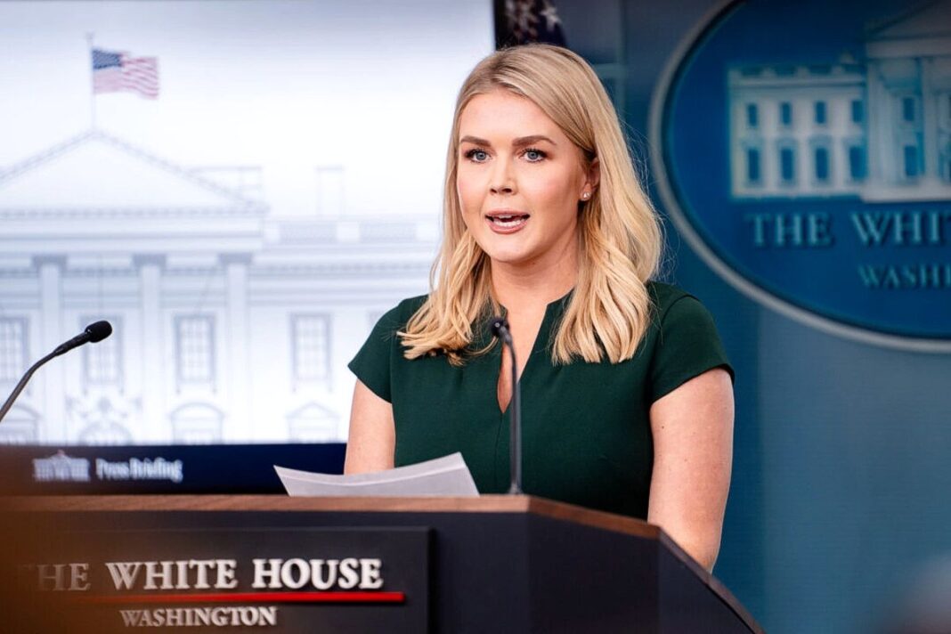 Karoline Leavitt press briefing White House DC on March 17, 2025