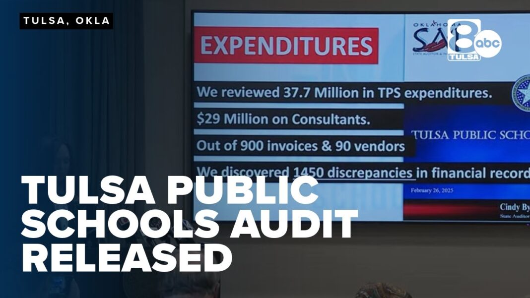 Audit reveals financial mismanagement and lack of transparency at Tulsa Public Schools