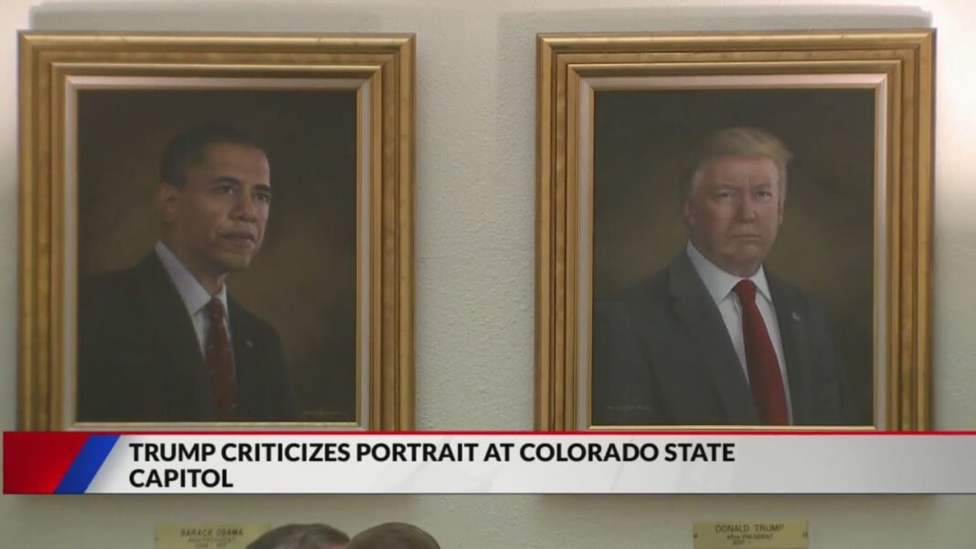 President Trump calls Colorado Capitol portrait ‘distorted'